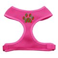 Unconditional Love Christmas Paw Screen Print Soft Mesh Harness Pink Large UN814200